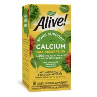 Nature's Way Alive! Calcium Bone Support, 60 таблеток