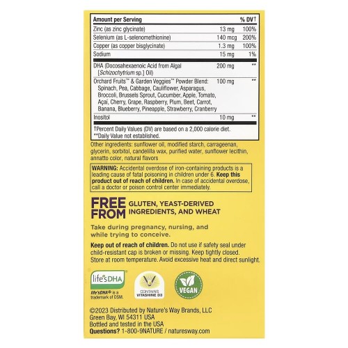 Nature's Way Alive! Premium Prenatal, 60 капсул CN16245 Nature's Way Nature's Way Alive! Premium Prenatal, 60 капсул CN16245 Nature's Way
