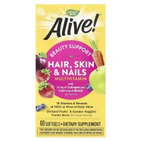 Nature's Way Alive! Hair, Skin & Nails, 60 капсул Nature's Way Alive! Hair, Skin & Nails, 60 капсул