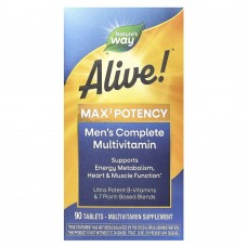 Nature's Way Alive! Max3 Potency Men's, 90 таблеток Nature's Way Alive! Max3 Potency Men's, 90 таблеток