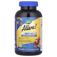 Nature's Way Alive! Men's 50+ Gummy, 150 желейок Nature's Way Alive! Men's 50+ Gummy, 150 желейок