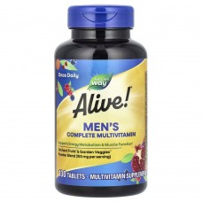 Nature's Way Alive! Men's Complete Multivitamin, 130 таблеток Nature's Way Alive! Men's Complete Multivitamin, 130 таблеток