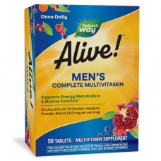 Nature's Way Alive! Men's Complete Multivitamin, 50 таблеток Nature's Way Alive! Men's Complete Multivitamin, 50 таблеток