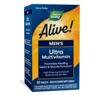 Nature's Way Alive! Once Daily Men's Ultra Potency, 60 таблеток Nature's Way Alive! Once Daily Men's Ultra Potency, 60 таблеток