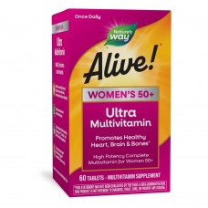 Nature's Way Alive! Once Daily Women's 50+ Ultra Potency, 60 таблеток Nature's Way Alive! Once Daily Women's 50+ Ultra Potency, 60 таблеток