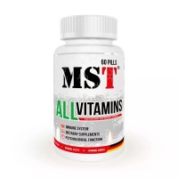 MST Nutrition AllVitamins, 60 таблеток MST Nutrition AllVitamins, 60 таблеток
