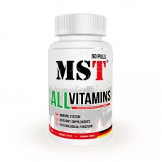 MST Nutrition AllVitamins, 60 таблеток MST Nutrition AllVitamins, 60 таблеток