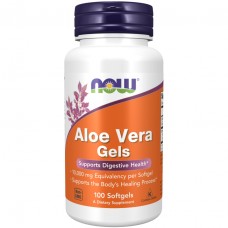 NOW Aloe Vera gels, 100 капсул