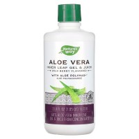Nature's Way Aloe Vera Leaf Gel and Juice, 1 л - Лісова ягода Nature's Way Aloe Vera Leaf Gel and Juice, 1 л - Лісова ягода