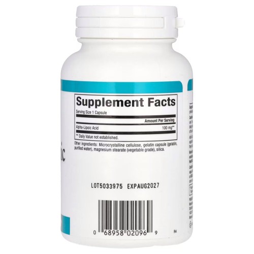 Natural Factors Alpha-Lipoic Acid 200 mg, 120 капсул CN16732 Natural Factors Natural Factors Alpha-Lipoic Acid 200 mg, 120 капсул CN16732 Natural Factors