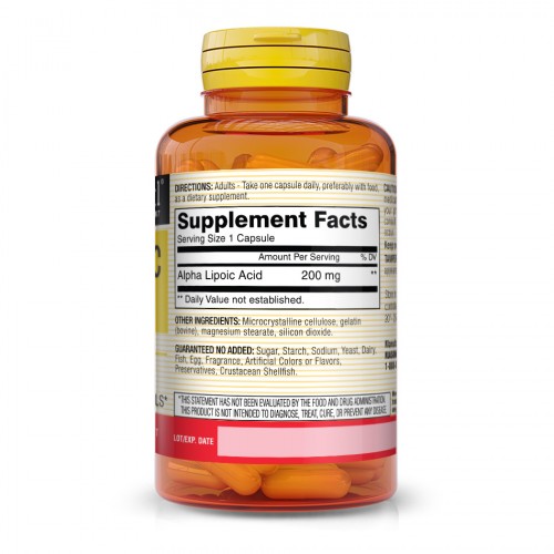 Mason Natural Alpha-Lipoic Acid 200 mg, 60 капсул CN11216 Mason Natural Mason Natural Alpha-Lipoic Acid 200 mg, 60 капсул CN11216 Mason Natural