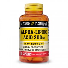 Mason Natural Alpha-Lipoic Acid 200 mg, 60 капсул Mason Natural Alpha-Lipoic Acid 200 mg, 60 капсул