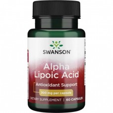 Swanson Alpha Lipoic Acid 300 mg, 60 капсул Swanson Alpha Lipoic Acid 300 mg, 60 капсул
