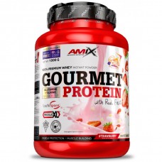 AMIX Gourmet Protein, 1 кг - Белый шоколад-клубника AMIX Gourmet Protein, 1 кг - Белый шоколад-клубника