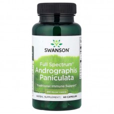 Swanson Andrographis Paniculata 400 mg Full Spectrum, 60 капсул Swanson Andrographis Paniculata 400 mg Full Spectrum, 60 капсул