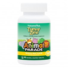 Natures Plus Animal Parade Children's Tummy Zume, 90 жевательных таблеток - Тропические фрукти Natures Plus Animal Parade Children's Tummy Zume, 90 жевательных таблеток - Тропические фрукти