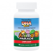 Natures Plus Animal Parade DHA for Kids, 90 жувальних таблеток - Вишня