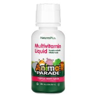 Natures Plus Animal Parade Miltivitamin Liquid, 236 мл - Тропические ягоды Natures Plus Animal Parade Miltivitamin Liquid, 236 мл - Тропические ягоды