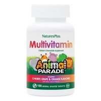Natures Plus Animal Parade Children's Multivitamin, 180 жевательных таблеток - Ассорти Natures Plus Animal Parade Children's Multivitamin, 180 жевательных таблеток - Ассорти