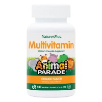 Natures Plus Animal Parade Children's Multivitamin, 180 жевательных таблеток - Апельсин Natures Plus Animal Parade Children's Multivitamin, 180 жевательных таблеток - Апельсин