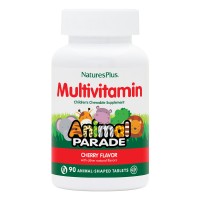 Natures Plus Animal Parade Children's Multivitamin, 90 жувальних таблеток - Вишня Natures Plus Animal Parade Children's Multivitamin, 90 жувальних таблеток - Вишня