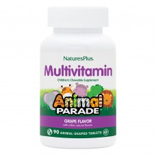 Natures Plus Animal Parade Children's Multivitamin, 90 жувальних таблеток - Виноград