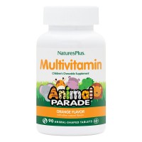 Natures Plus Animal Parade Children's Multivitamin, 90 жевательных таблеток - Апельсин