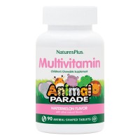 Natures Plus Animal Parade Children's Multivitamin, 90 жувальних таблеток - Кавун
