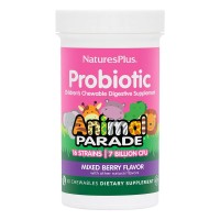 Natures Plus Animal Parade Probiotic, 30 жувальних таблеток - Ягоди Natures Plus Animal Parade Probiotic, 30 жувальних таблеток - Ягоди