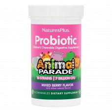 Natures Plus Animal Parade Probiotic, 30 жевательных таблеток - Ягоды Natures Plus Animal Parade Probiotic, 30 жевательных таблеток - Ягоды