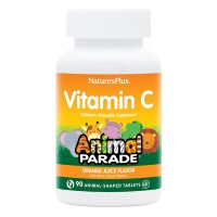 Natures Plus Animal Parade Vitamin C, 90 жувальних таблеток - Апельсин Natures Plus Animal Parade Vitamin C, 90 жувальних таблеток - Апельсин