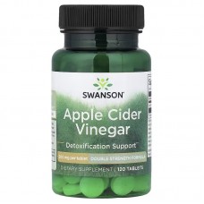 Swanson Apple Cider Vinegar 200 mg Double Strength, 120 таблеток Swanson Apple Cider Vinegar 200 mg Double Strength, 120 таблеток