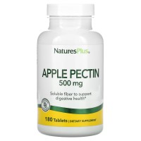 Natures Plus Apple Pectin 500 mg, 180 таблеток Natures Plus Apple Pectin 500 mg, 180 таблеток