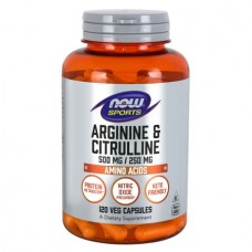 NOW Sports Arginine and Citrulline, 120 вегакапсул NOW Sports Arginine and Citrulline, 120 вегакапсул