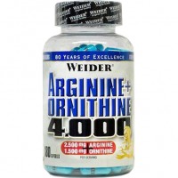 Weider Arginine+Ornithine 4000, 180 капсул Weider Arginine+Ornithine 4000, 180 капсул