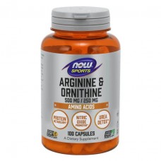 NOW Arginine & Ornithine, 100 капсул NOW Arginine & Ornithine, 100 капсул