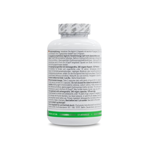 Healthy Ashwagandha 10%, 240 капсул CN20055-1 Healthy Healthy Ashwagandha 10%, 240 капсул CN20055-1 Healthy