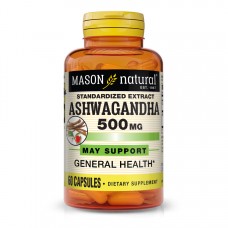 Mason Natural Ashwagandha 500 mg, 60 капсул Mason Natural Ashwagandha 500 mg, 60 капсул