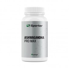 Sporter Ashwagandha Pro Max, 60 капсул Sporter Ashwagandha Pro Max, 60 капсул