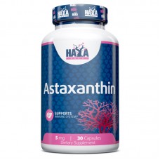 Haya Labs Astaxanthin 5 mg, 30 капсул Haya Labs Astaxanthin 5 mg, 30 капсул