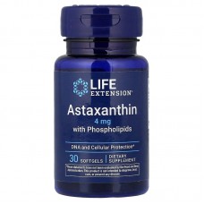 Life Extension Astaxanthin 4 mg, 30 капсул