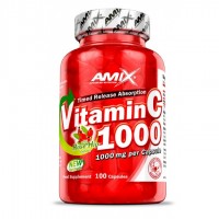 AMIX Vitamin C 1000 mg, 100 капсул AMIX Vitamin C 1000 mg, 100 капсул