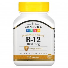 21st Century Vitamin B12 1000 mcg Prolonged Release, 110 таблеток