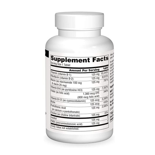 Source Naturals B-125, 60 таблеток CN12563 Source Naturals Source Naturals B-125, 60 таблеток CN12563 Source Naturals