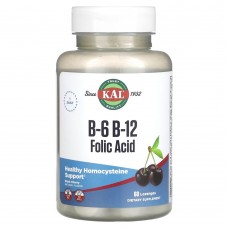 KAL B-6 B-12 Folic Acid, 60 пастилок