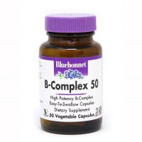 Bluebonnet Nutrition В-Complex 50, 50 вегакапсул Bluebonnet Nutrition В-Complex 50, 50 вегакапсул