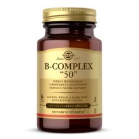 Solgar B-Complex 50, 100 вегакапсул Solgar B-Complex 50, 100 вегакапсул