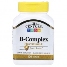 21st Century B-Complex plus Vitamin C, 100 таблеток
