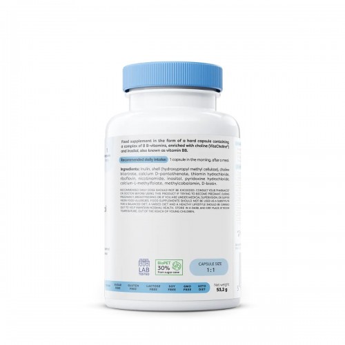 Osavi B-complex with choline & inositol, 120 капсул CN16996 Osavi B-complex with choline & inositol, 120 капсул CN16996