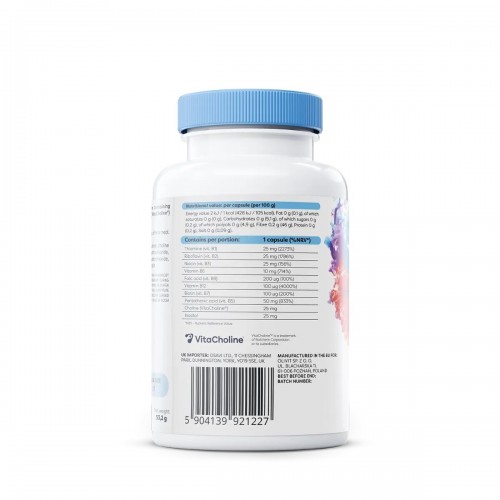 Osavi B-complex with choline & inositol, 120 капсул CN16996 Osavi B-complex with choline & inositol, 120 капсул CN16996